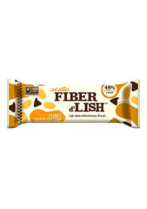 NuGO Fiber d'Lish Peanut Chocolate Chip, 16 Count