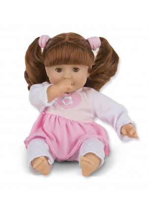 Melissa & Doug Melissa and Doug Mine to Love Brianna 12-Inch Soft Body Baby Doll with Hair and Outfit