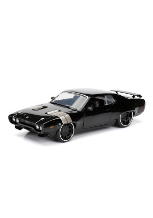 Fast and Furious 8 1:24 Scale Diecast Vehicle - Dom's 1972 Plymouth GTX Black