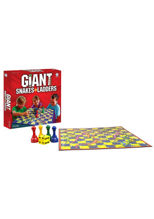 Pressman Toys Giant Snakes and Ladders Game (4 Player)