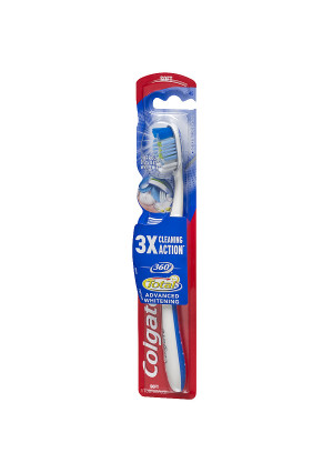 Colgate 360 Total Advanced Full Head Toothbrush, Soft Soft