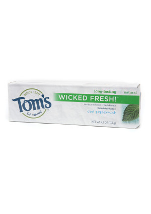 Tom's of Maine Wicked Fresh Fluoride Toothpaste Cool Peppermint
