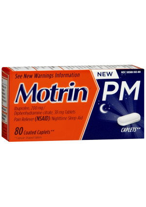 Motrin PM Ibuprofen Coated Caplets