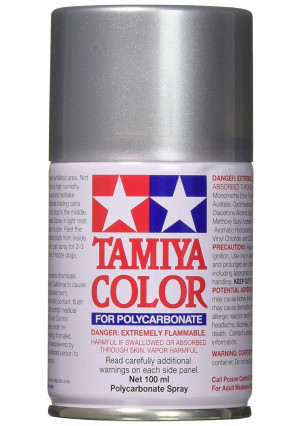 Tamiya 86041 41 Paint Spray, Bright Silver