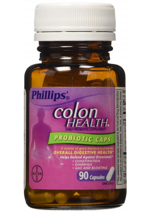 Phillips Colon Health Probiotic Supplement, 90 Count