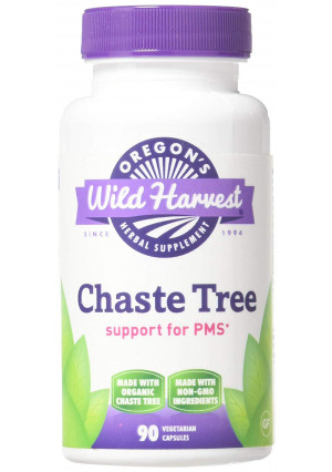 Oregon's Wild Harvest Chaste Tree Organic Herbal Supplement, 90 Count