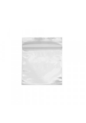 GOOACC GRC-54 ZDI-0202 100 Count Resealable Zipper Poly Bags, 2 by 2-Inch, 50mm, Clear