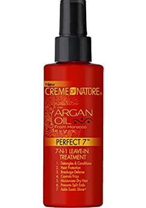 Creme of Nature Argan Oil Perfect 7-in-1 Leave-in Treatment, 4.23 Ounce
