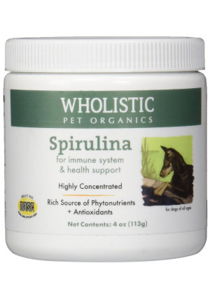 Wholistic Pet Organics Spirulina for Dogs,4 oz.