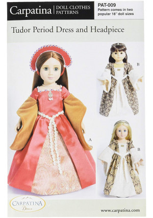 Pattern for Tudor Dress - fits 18" American Girl Dolls