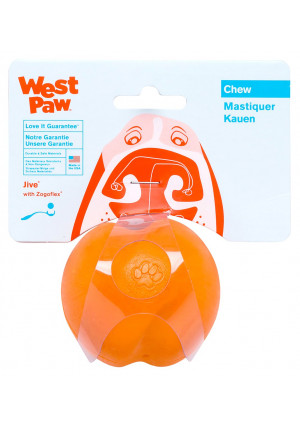 West Paw Design Jive Zogoflex Durable Ball Dog Chew Toy