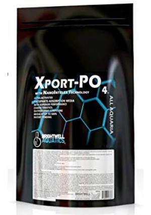 Brightwell Aquatics Xport PO4, ultra-activated phosphate-adsorption media with superior performance characteristics, 700g (1.5lbs)