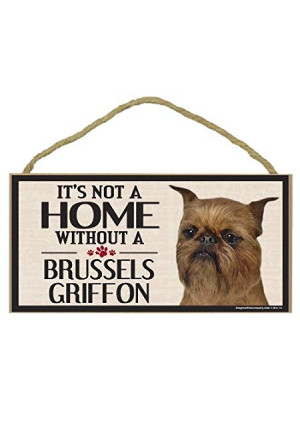 Imagine This Wood Sign for Brussels Griffon Dog Breeds