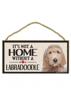 Imagine This Wood Sign for Labradoodle Dog Breeds