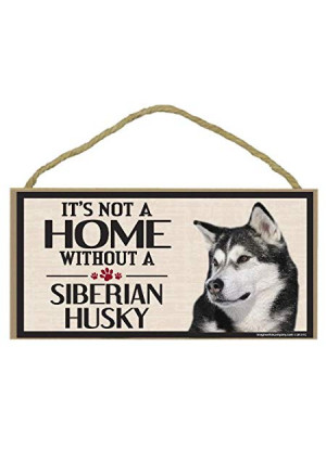 Imagine This Wood Sign for Siberian Husky Dog Breeds