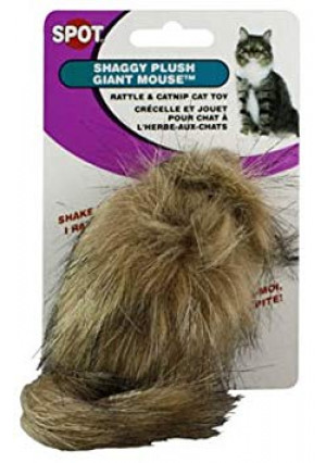 Shaggy Plush Giant Mouse