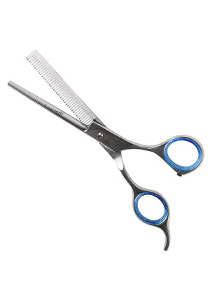 Laazar Pro Shears Thinning Pet Grooming Shear - 6.5 42 Teeth Scissors for dogs cats and pets