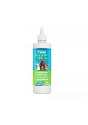 Particular Paws Ear Cleaner for Dogs and Cats with Aloe Vera, Tea Tree Oil and Vitamin E