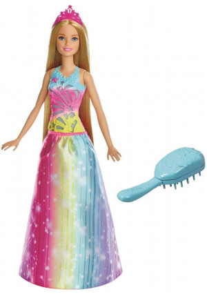 Barbie Dreamtopia Rainbow Cove Brush n Sparkle Princess, Blonde