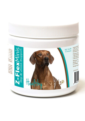 Healthy Breeds Z-Flex Minis Hip and Joint Support Soft Chews - Over 100 Breeds - Small Breed Formula - 60 Count