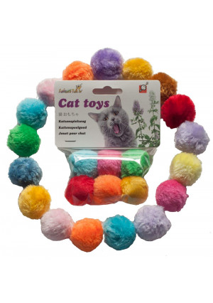 Fashion's Talk Cat Toys Furry Rattle Ball for Kitty