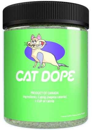 Cat Dope Catnip, Maximum Safe Blend for Cats, Infused with High Premium Potency Your Kitty is Guaranteed to Go Crazy for!