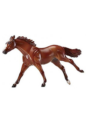 Breyer Stablemates Justify Horse Model Toy (1: 32 Scale), Brown