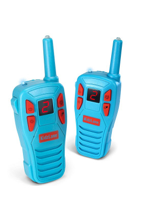 Kidzlane Voice Changing Walkie Talkies for Kids - 2 Mile Range, 8 Channels, Flashlight, and Call Alert