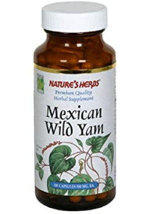Nature's Life Wild Yam 1000mg Herbal Supplement | Women's Health Formula | With Diosgenin for Healthy Balance Support | Non-GMO | 100 Veg Caps