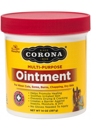 Corona Ointment for Horses | Lanolin-Based Formula Helps Sooth Irritation | 14 Ounces