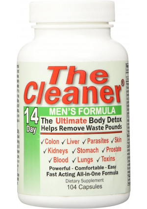 The Cleaner 14Day Men's Formula Ultimate Body Detox (104 Capsules)