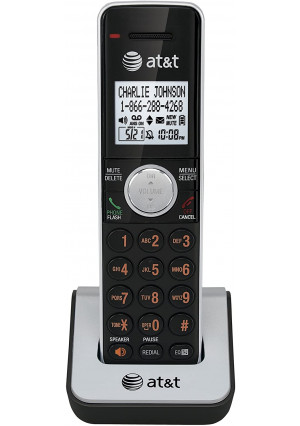 ATandT CL80111 Accessory Cordless Handset, Black/Silver | Requires an ATandT CL83201, CL83301, CL83451, CL84102, CL84152,CL84202, CL84342, or CL84352 Expandable Phone System to Operate
