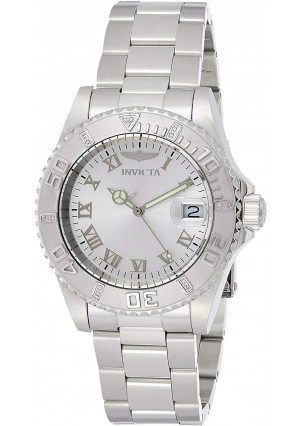 Invicta Women's 12819 Pro Diver Silver Dial Diamond Accented Watch