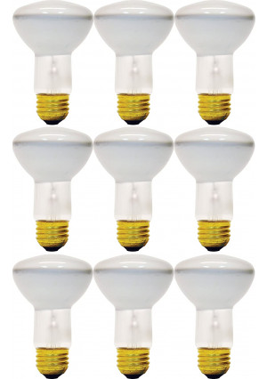 GE Lighting Soft White 73027 45-Watt, 350-Lumen R20 Floodlight Bulb with Medium Base, 12-Pack