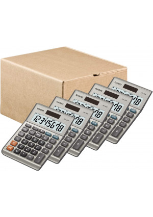 Casio MS-80B Standard Function Desktop Calculator / 5 Pack