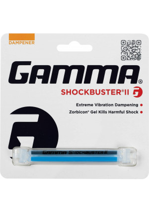 Gamma Shockbuster II Vibration Dampener, Tennis Racquet Shock Absorber, Advanced Zorbicon Gel for Maximum Vibration Reduction