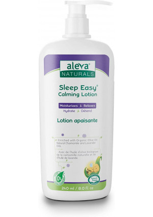 Sleep Easy Calming Lotion | For Babies and Toddlers | Relaxing Bedtime Lotion | Lavender and Chamomile Oils | Perfect for Baby Massage | Made with Natural and Organic Ingredients | (8 fl.oz / 240ml)