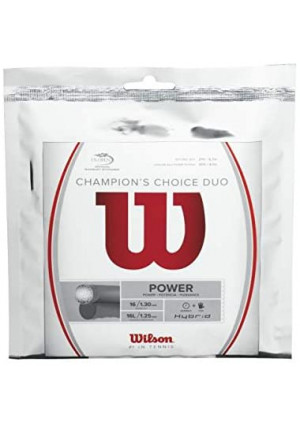 Wilson Champions Choice Duo Tennis String, Natural