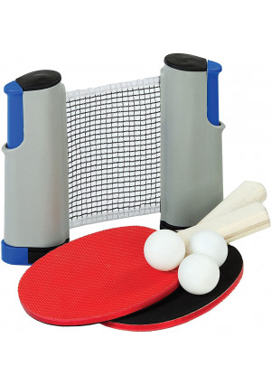 Outside Inside Freestyle Table Tennis Set, Lightweight, Compact, Travel Size for Home, Cabin and Travel