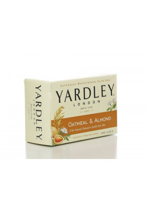 Yardley of London Naturally Moisturizing Bath Bar - 4.25 Oz Bar (Pack of 8) (Oatmeal and Almond)