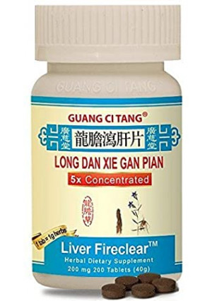 Long Dan Xie Gan Pian (Wan) 200 mg 200 Tablets by Guang Ci Tang