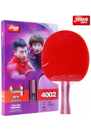 DHS Just Model Table Tennis Racket #A4002, Ping Pong Paddle, Table Tennis Racquets - Shakehand