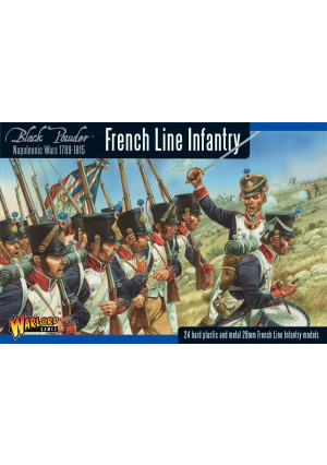 Black Powder Napoleonic French Line Infantry 1789-1815 1:56 Military Wargaming Plastic Model Kit