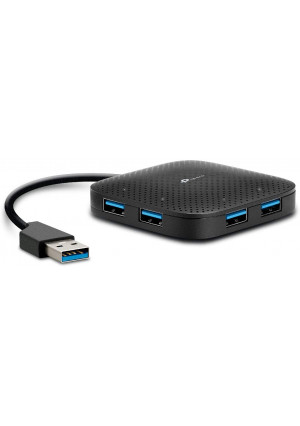 TP-Link USB 3.0 Hub 4 Port Compatible con Macbook, Surface, Chromebook, Ultrabook, Laptop, iMac, PC, Rasberry Pi, Xbox, PS3/4, Smart TV y TV box (UH400)
