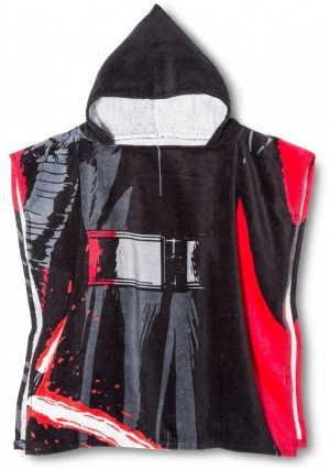 Jay Franco Ep7 Cotton Hooded Poncho, Star Wars Kylo Ren