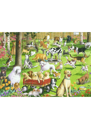 Ravensburger at The Dog Park Large Format 500 Piece Jigsaw Puzzle for Adults  Every Piece is Unique, Softclick Technology Means Pieces Fit Together Perfectly