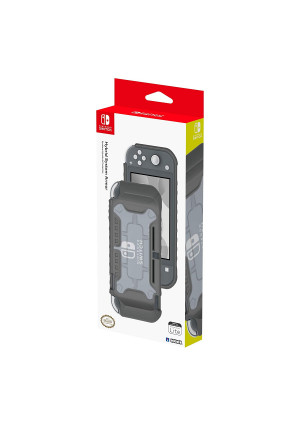 Nintendo Switch Lite Hybrid System Armor (Gray) by HORI - Officially Licensed by Nintendo