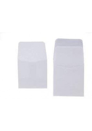 Guardhouse Archival Paper Coin Envelopes 2x2-Inches White, 50 Pack