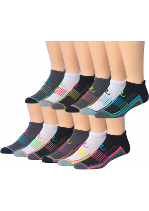 Ronnox Men's 12-Pairs Low Cut Running and Athletic Performance Tab Socks