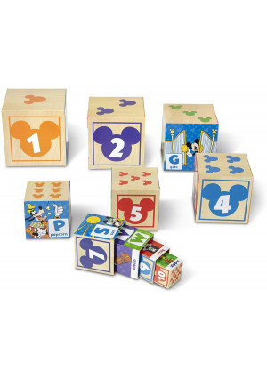 Melissa and Doug Mickey Mouse ABC-123 Nesting And Stacking Blocks